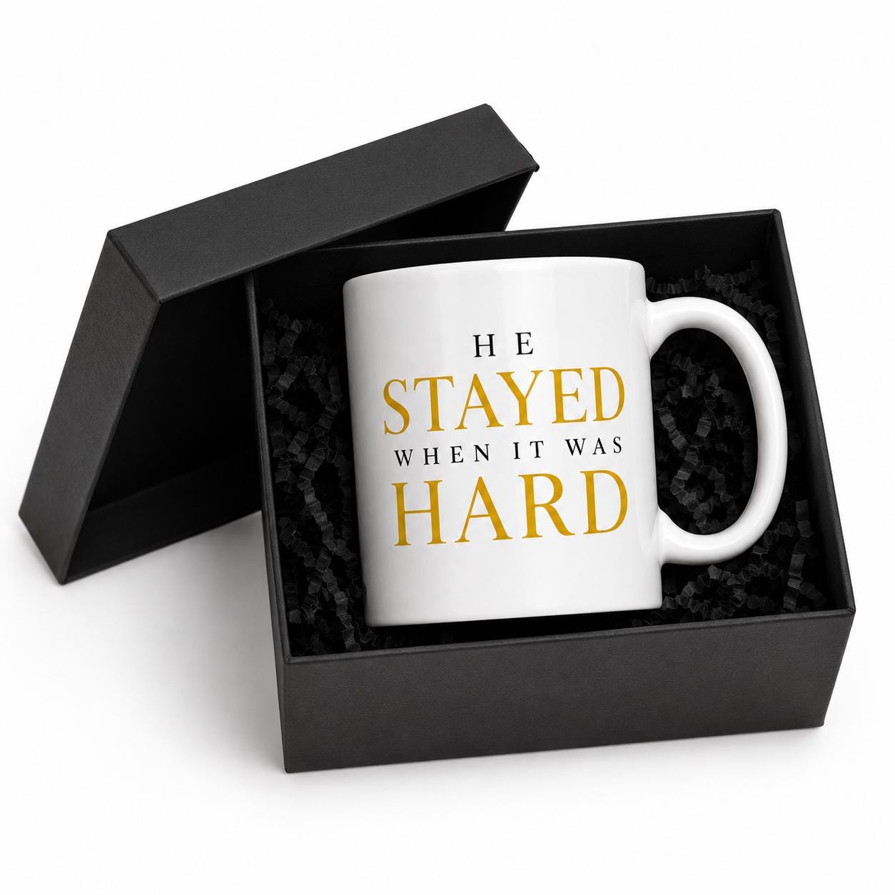 Nurse Gift | He Stayed When It Was Hard Mug | Coworker Gift | Retirement Gift | Nurse Retirement Gift | Appreciation Gift |Assistant Gift