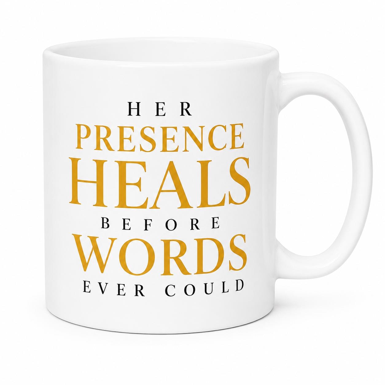 Nurse Gift | Her Presence Heals Before Words Ever Could Mug | Coworker Gift | Retirement Gift | Nurse Retirement Gift | Appreciation Gift