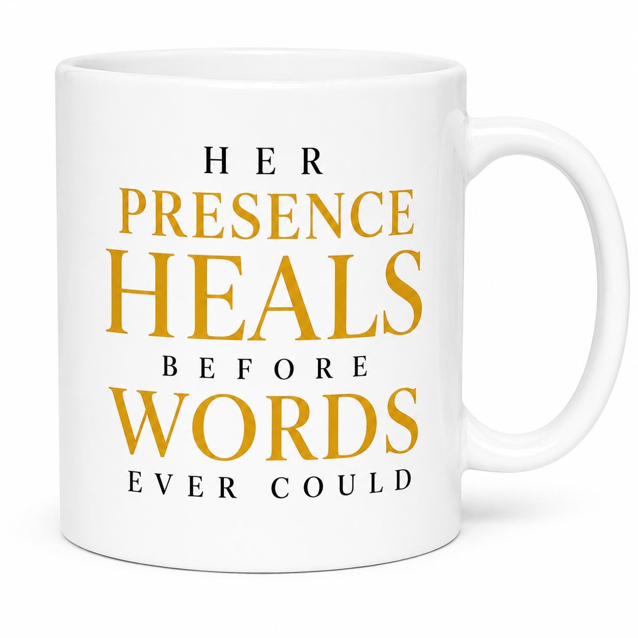 Nurse Gift | Her Presence Heals Before Words Ever Could Mug | Coworker Gift | Retirement Gift | Nurse Retirement Gift | Appreciation Gift