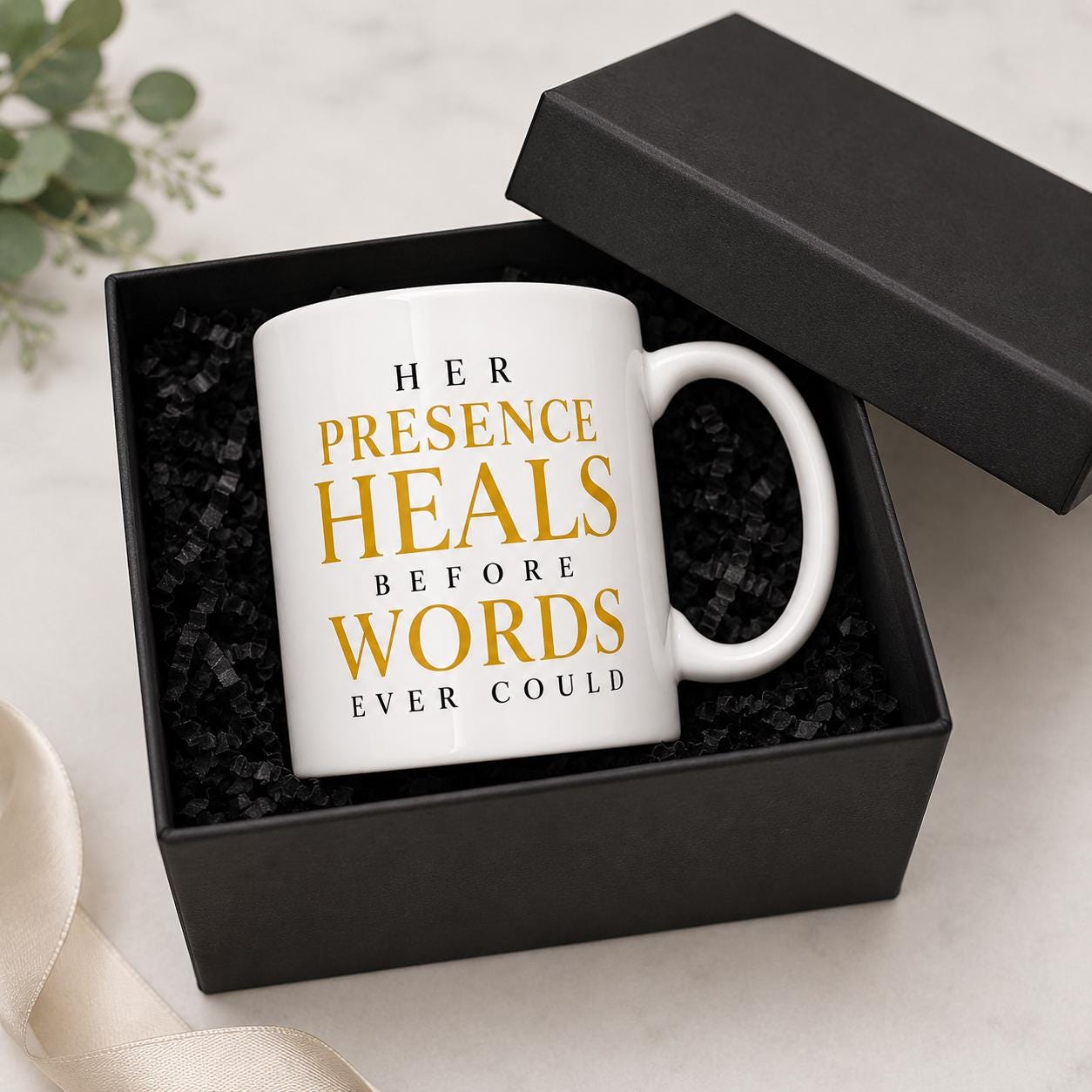 Nurse Gift | Her Presence Heals Before Words Ever Could Mug | Coworker Gift | Retirement Gift | Nurse Retirement Gift | Appreciation Gift