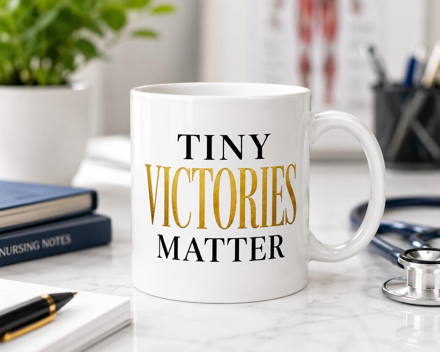 Nurse Gift | Coworker Gift | Appreciation Gift | Nurse Gifts |Tiny Victories Matter Mug