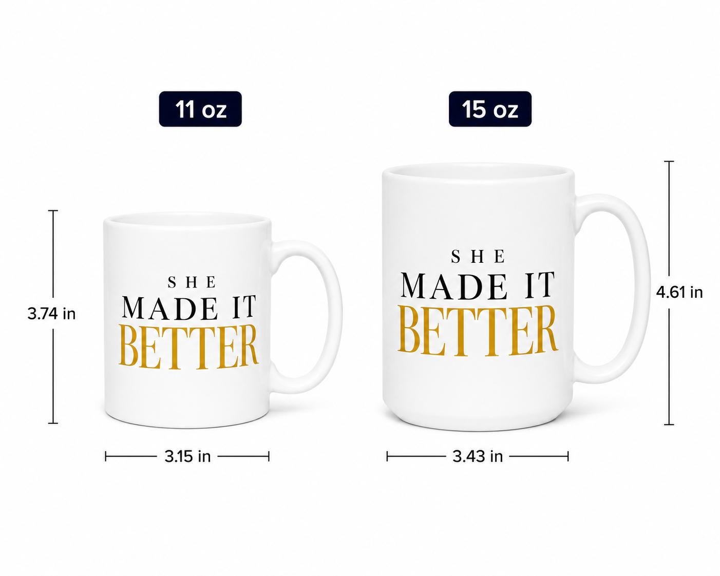 Nurse Gift | She Made It Better Mug | Coworker Gift | Retirement Gift | Nurse Retirement Gift | Appreciation Gift |