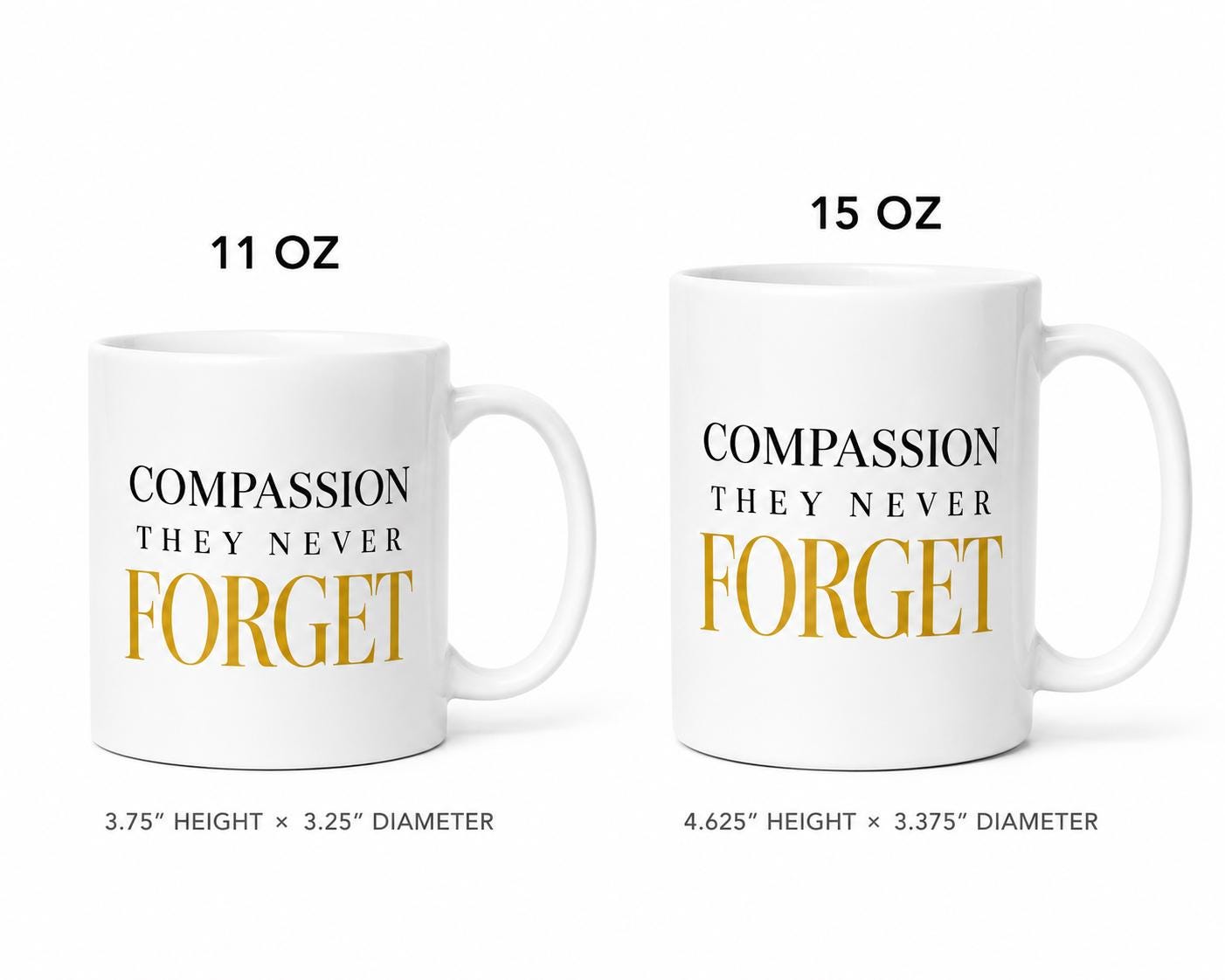 Ceramic Coffee Mug for Nurse, Medical Assistant Appreciation Gift, Coworker farewell, Healthcare Hero Gift | Compassion They Never Forget