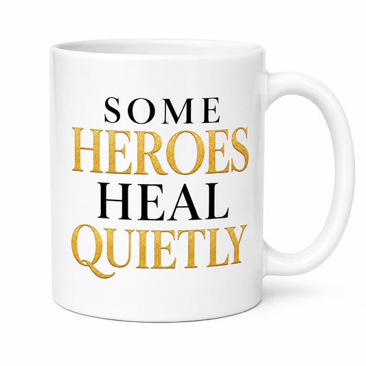Nurse Gift | Coworker Gift | Appreciation Gift | Some Heroes Heal Quietly Mug