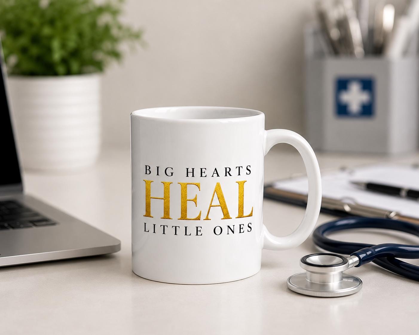Nurse Gift | Pediatric Nurse Gift | Appreciation Gift | Big Hearts Heal Little Ones Mug