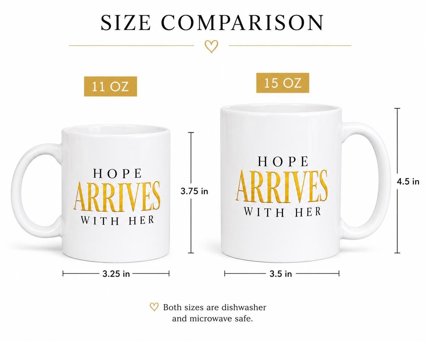 Nurse Coffee Mug, Medical Assistant Appreciation Gift, Coworker Thank You Gift, Hospital Team Gift | Hope Arrives With Her