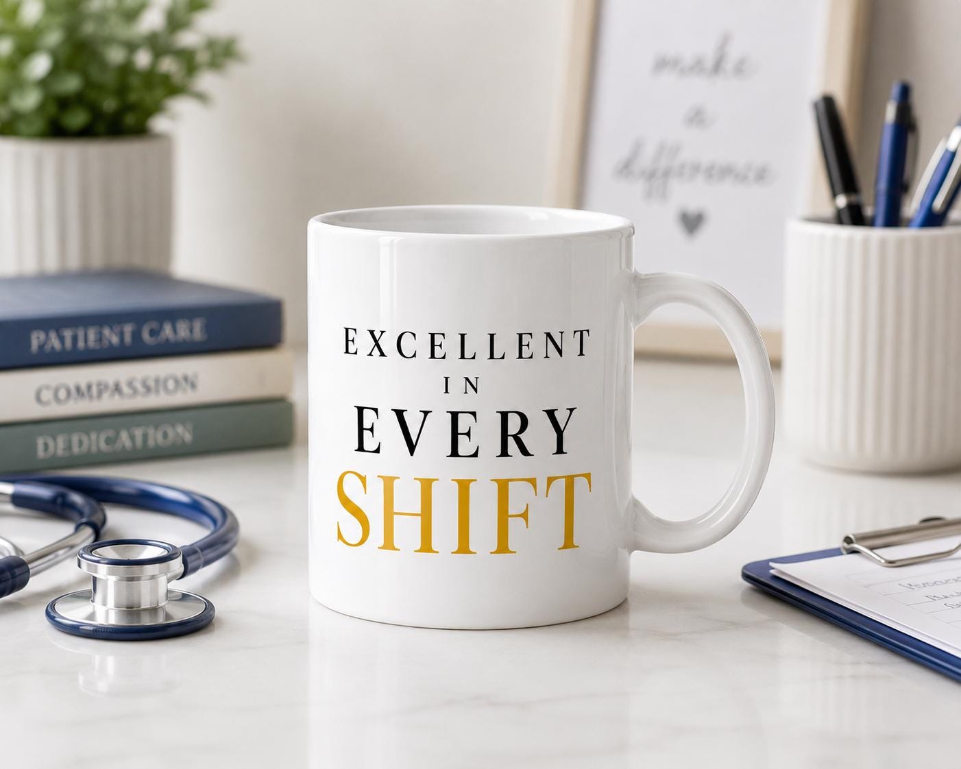Nurse Gift | Coworker Gift | Appreciation Gift | Excellent In Every Shift Mug