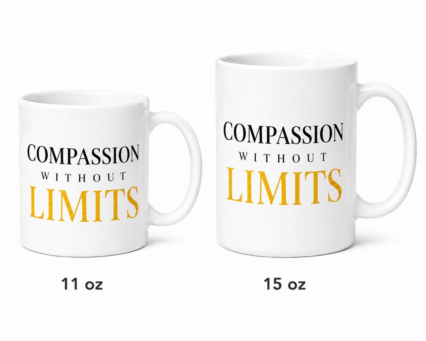 Nurse Gift, Nurse Appreciation Gift, Compassion Without Limits Mug, Healthcare Worker Gift, Thank You Nurse Gift, Coworker Gift