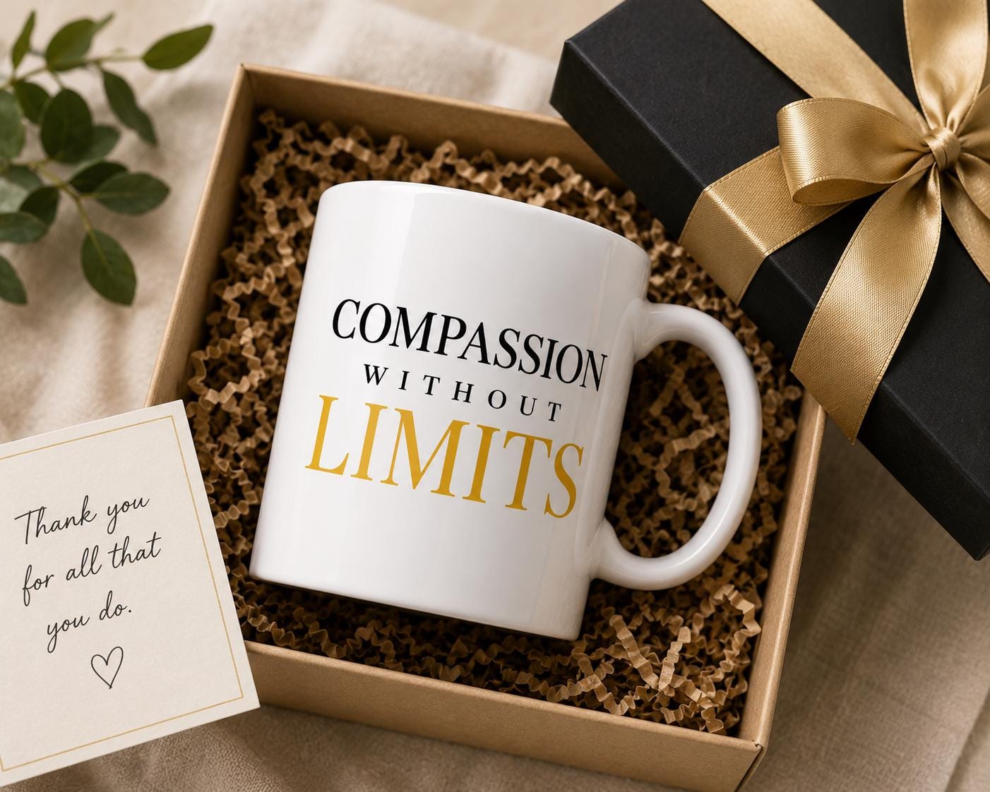 Nurse Gift, Nurse Appreciation Gift, Compassion Without Limits Mug, Healthcare Worker Gift, Thank You Nurse Gift, Coworker Gift