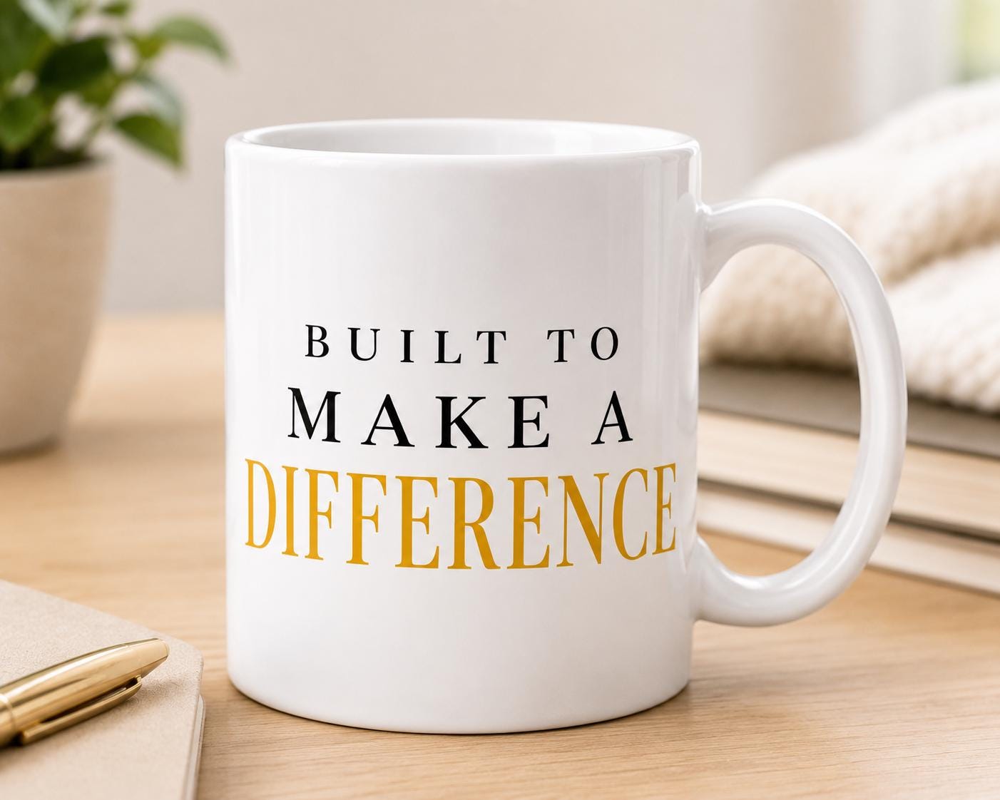 Nurse Gift, Nurse Appreciation Gift, Built To Make A Difference Mug, Healthcare Worker Gift, Thank You Nurse Gift, Coworker Gift