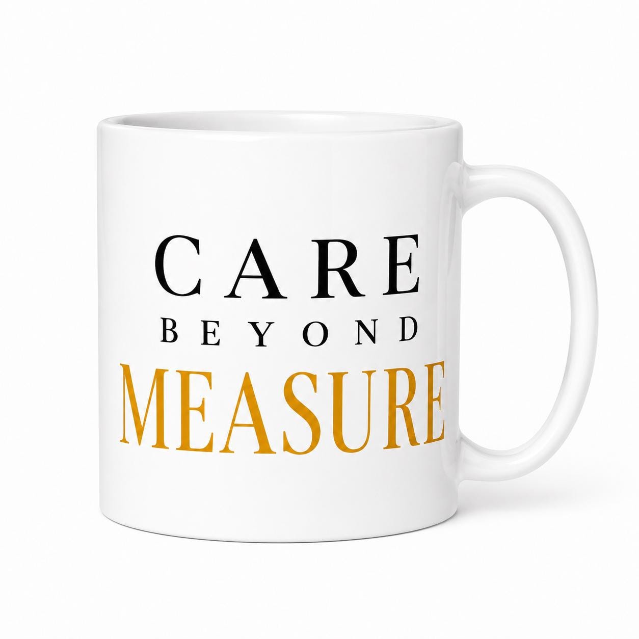 Nurse Gift, Nurse Appreciation Gift, Care Beyond Measure Mug, Healthcare Worker Gift, Thank You Nurse Gift, Coworker Gift