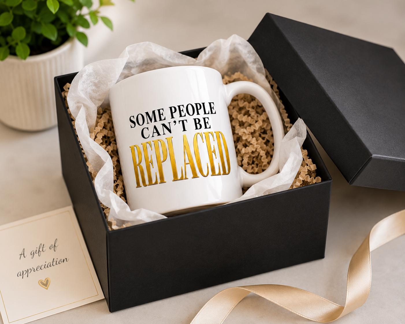 Nurse Retirement Gift Mug, Coworker Gift, Farewell Gift for Employee, Goodbye Present, Some People Can't Be Replaced, retirement
