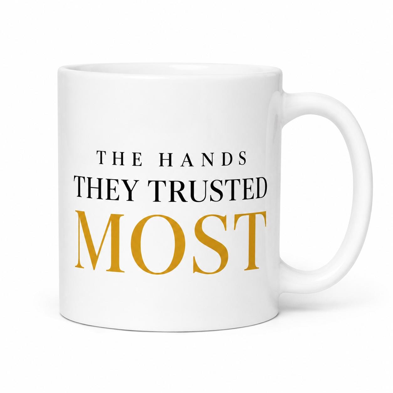 Nurse Gift, Nurse Appreciation Gift, The Hands They Trusted Most Mug, Healthcare Worker Gift, Thank You Nurse Gift, Coworker Gift
