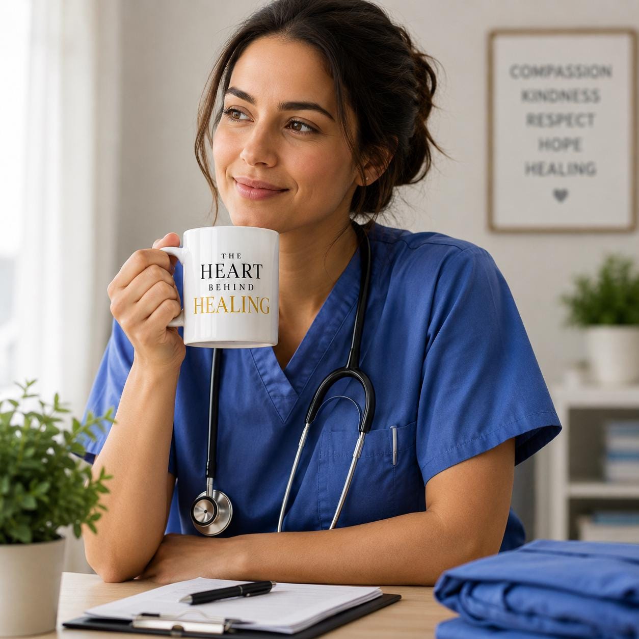 Nurse Gift | The Heart Behind Healing Mug | Coworker Gift | Retirement Gift | Nurse Retirement Gift | Appreciation Gift