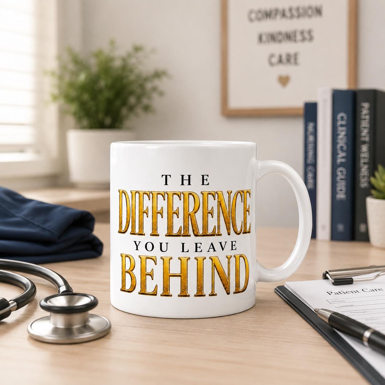 Coworker Gift | Nurse Gift | difference you make| Retirement Gift | Gift| The Difference You Leave Behind Mug