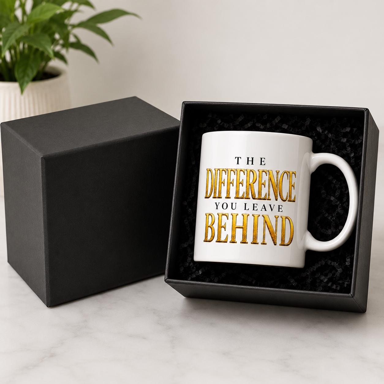 Coworker Gift | Nurse Gift | difference you make| Retirement Gift | Gift| The Difference You Leave Behind Mug