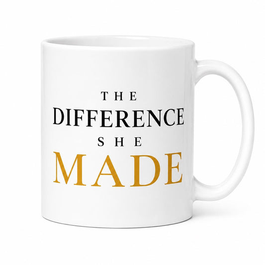 Nurse Gift, Nurse Appreciation Gift, The Difference She Made Mug, Healthcare Worker Gift, Thank You Nurse Gift, Coworker Gift
