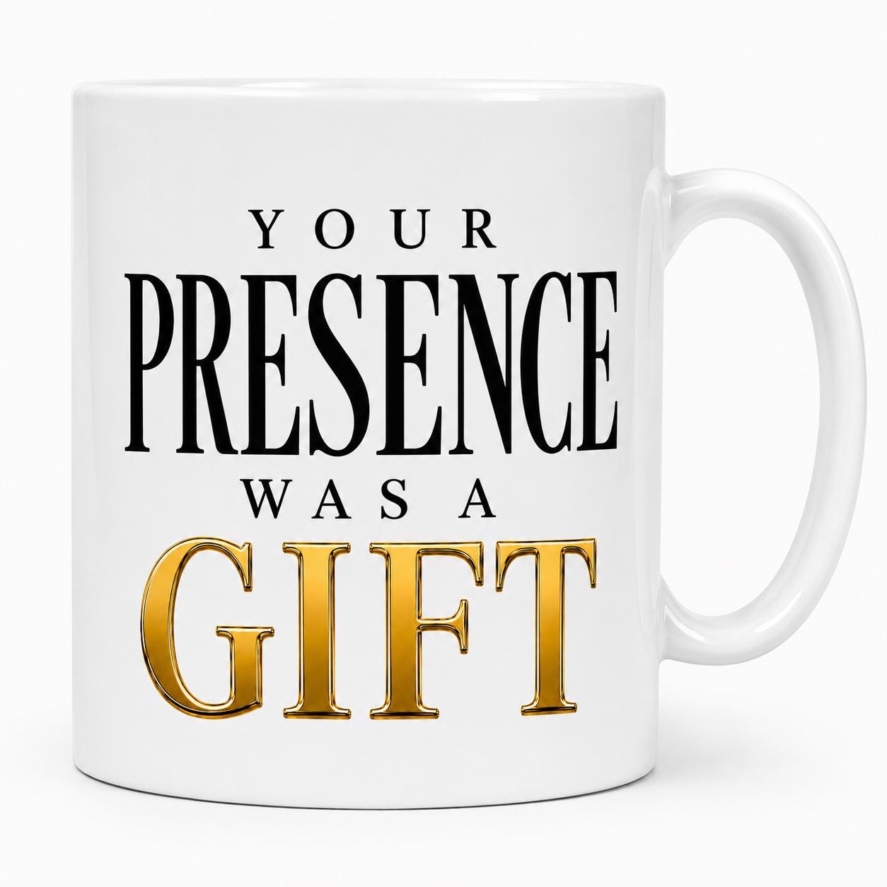 Retirement Gift for women, Retirement gifts for men, Mentor Gifts | Farewell Gift| Difference you make | Your Presence Was A Gift Mug