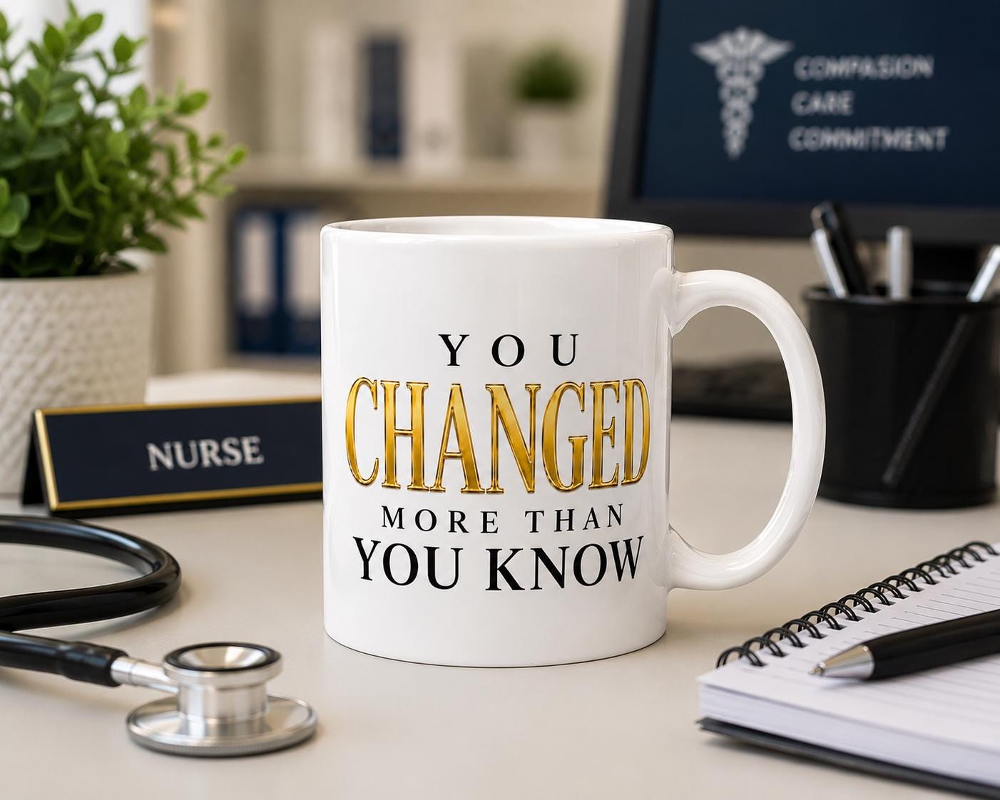 Coworker Gift, Nurse Gift, Retirement Gift, Farewell Gift, Medical Assistant Gift | You Changed More Than You Know Mug