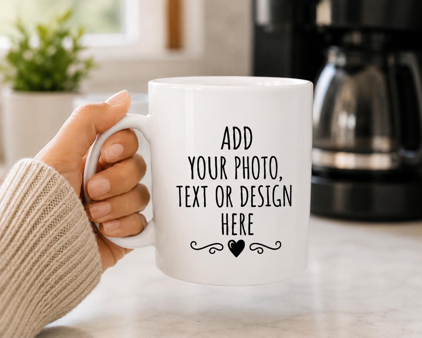 Personalized Graduation Coffee Mug, Custom Photo Mug, Custom Name Gift, Personalized Gift, High School Graduate Mug, Class of 2026 ,