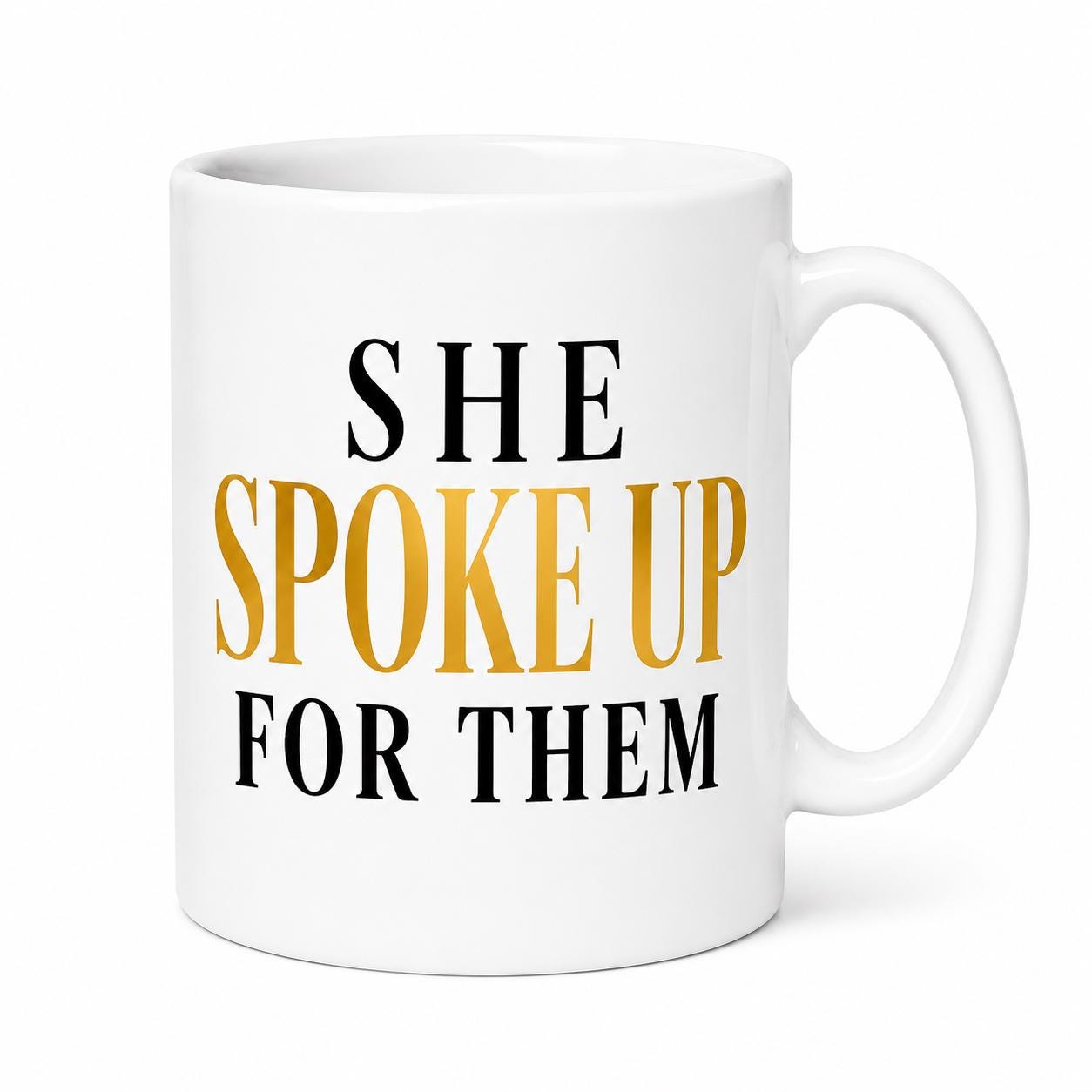 Nurse Gift, Nurse Appreciation Gift, She Spoke Up For Them Mug, Healthcare Worker Gift, Thank You Nurse Gift, Coworker Gift