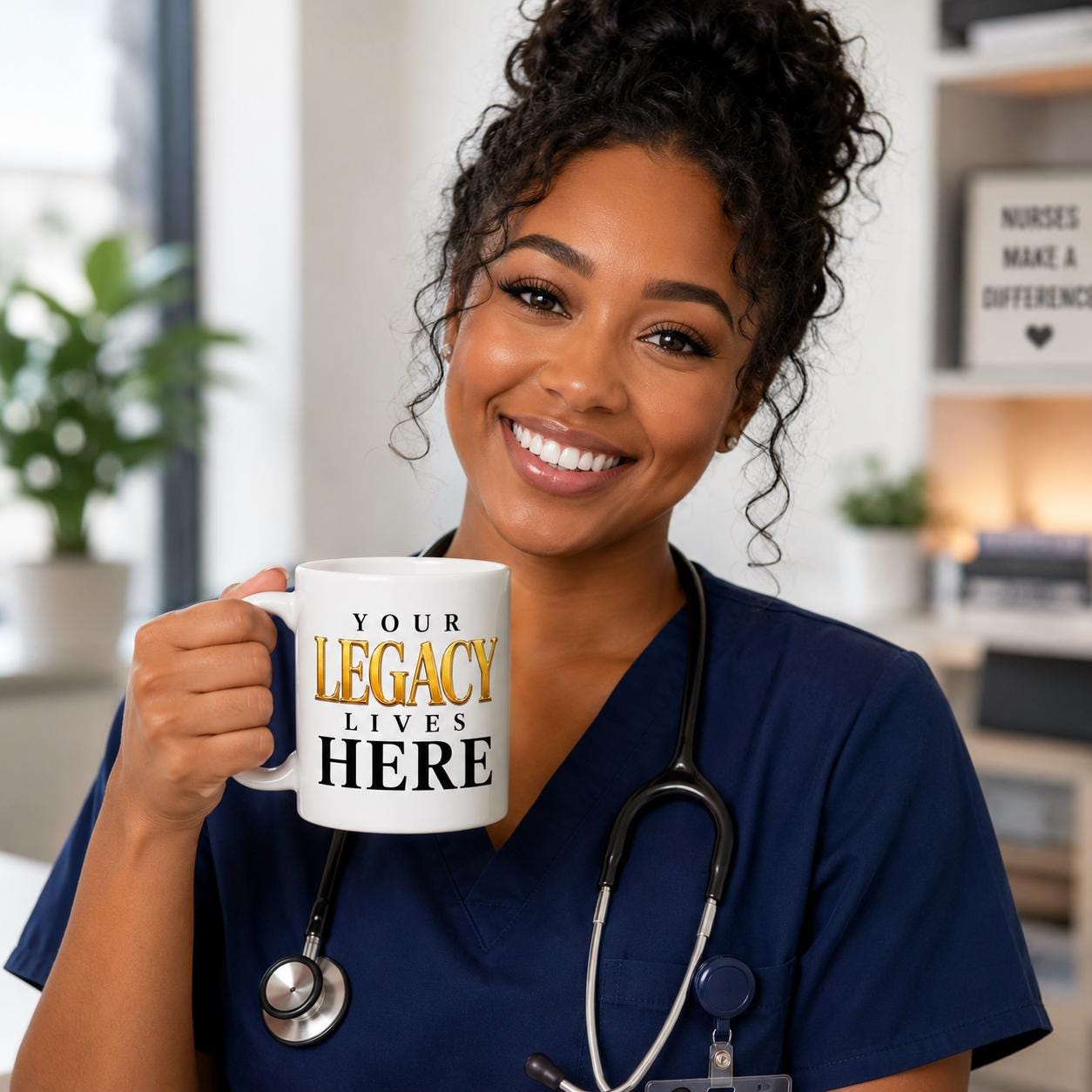 Going Away Gift for Coworker, Gift for Retiree, Nurse Retirement Gift, Medical Assistant Gift, Ceramic Coffee Mug | Your Legacy Lives Here
