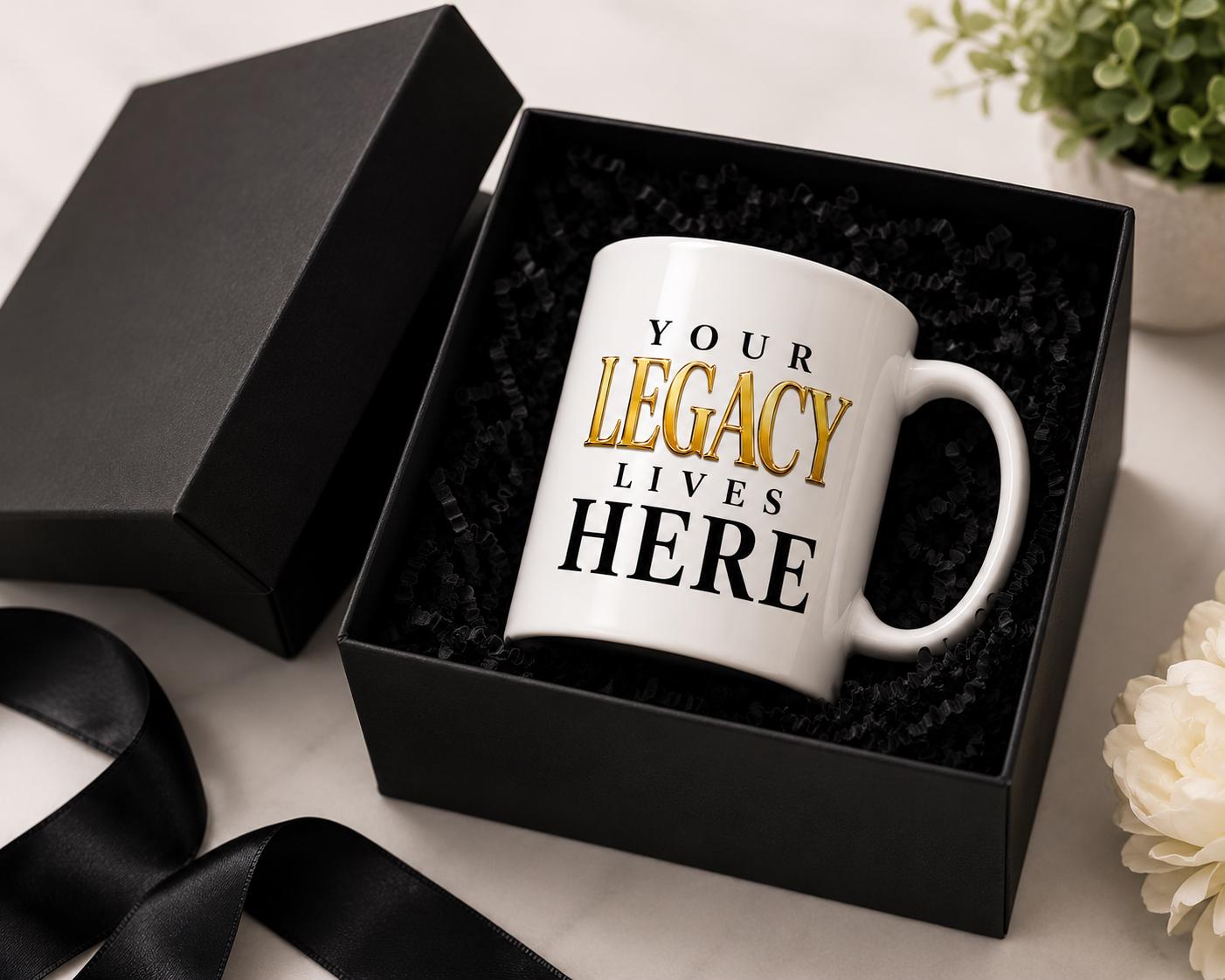 Going Away Gift for Coworker, Gift for Retiree, Nurse Retirement Gift, Medical Assistant Gift, Ceramic Coffee Mug | Your Legacy Lives Here