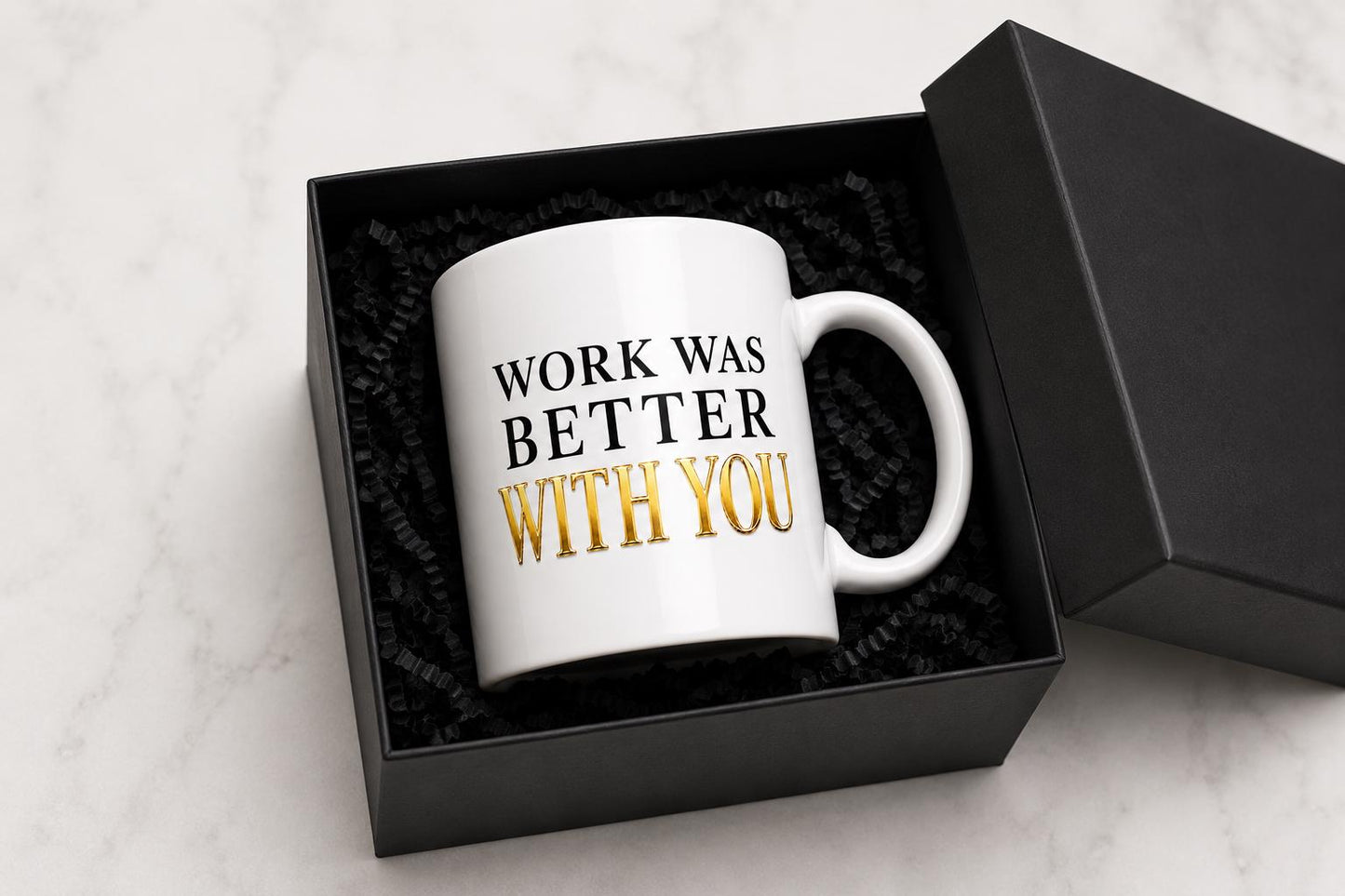 Ceramic Coffee Mug, Going Away Gift for Coworker, Retirement Gift for Nurse, Medical Assistant Farewell Gift | Work Was Better With You