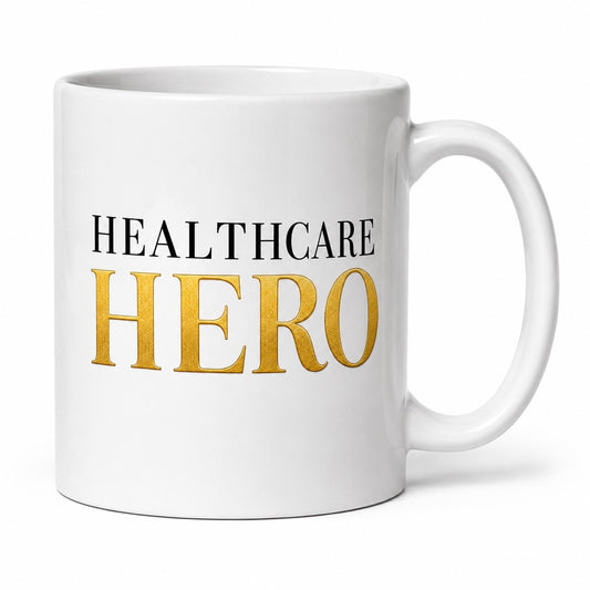 Ceramic Coffee Mug for Nurse, Medical Assistant Appreciation Gift, Coworker Thank You Gift, Hospital Team Recognition | Healthcare Hero