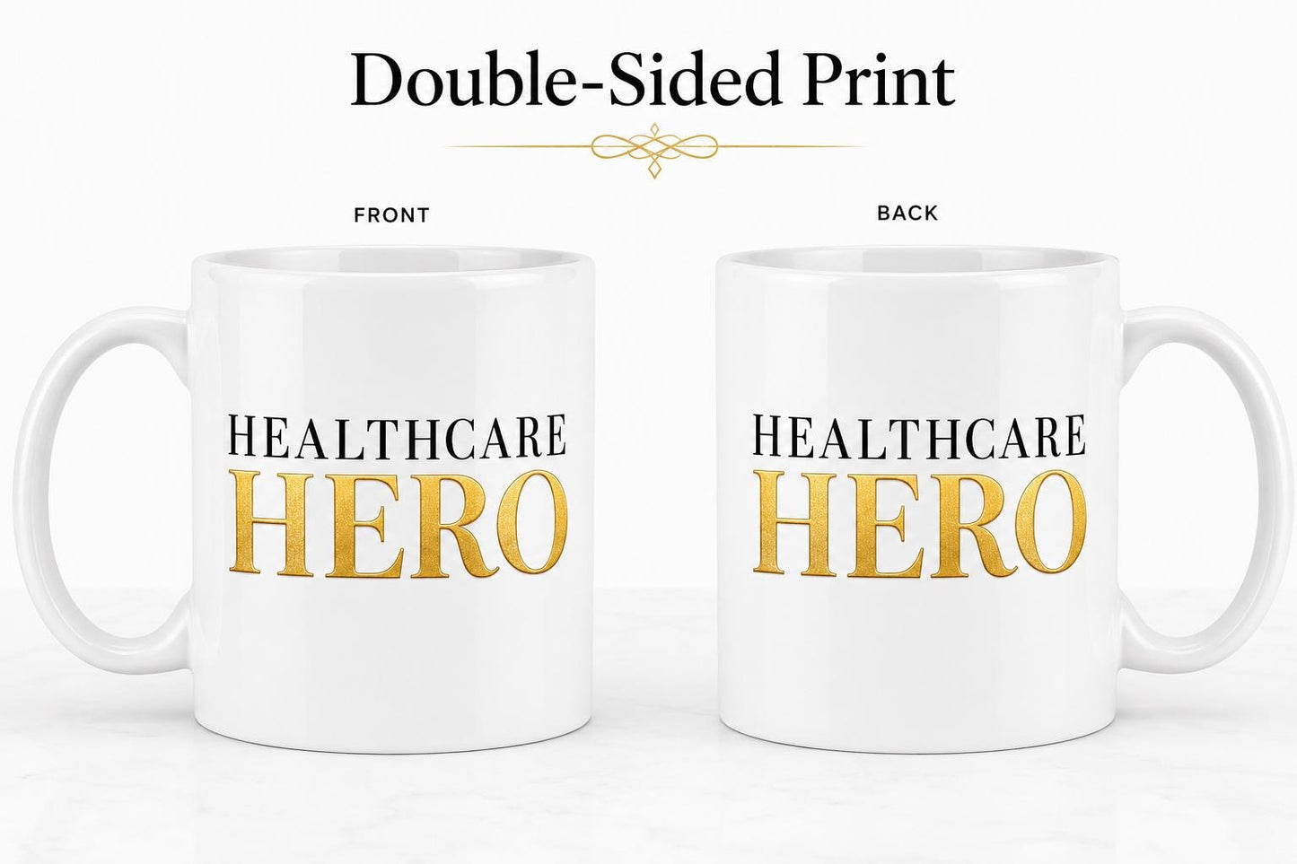 Ceramic Coffee Mug for Nurse, Medical Assistant Appreciation Gift, Coworker Thank You Gift, Hospital Team Recognition | Healthcare Hero