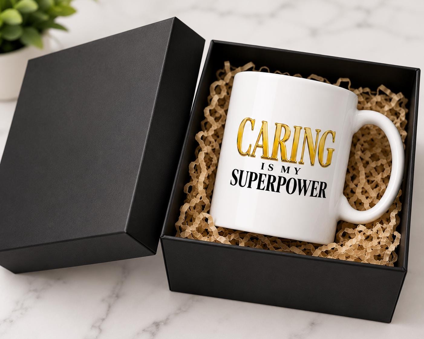 Ceramic Coffee Mug for Nurse, Medical Assistant Appreciation Gift, Nurse Week Gift, Coworker Thank You Gift | Caring Is My Superpower