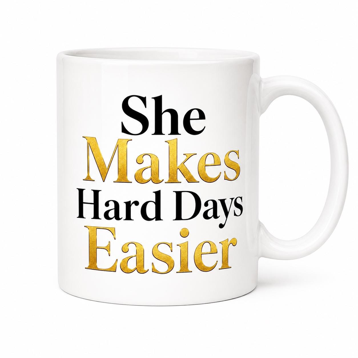 Nurse Coffee Mug, Coworker Appreciation Gift, Hospital Team Thank You Gift, Medical Assistant Gift | She Makes Hard Days Easier
