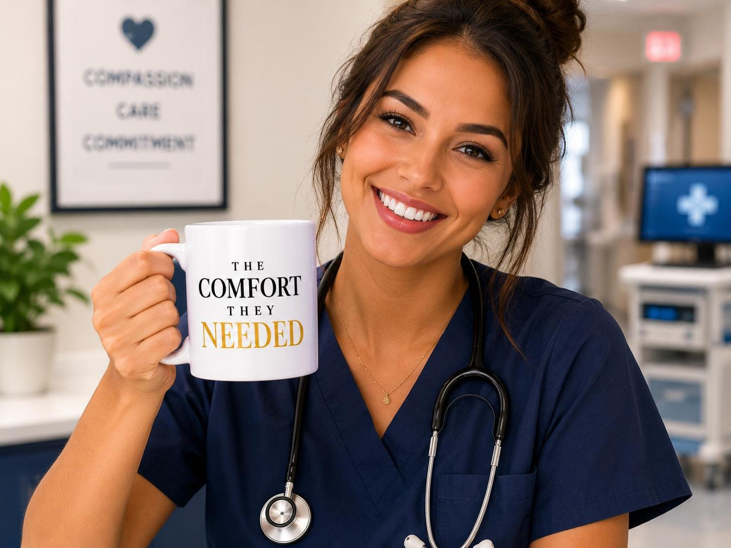 Nurse Gift, Nurse Appreciation Gift, The Comfort They Needed Mug, Healthcare Worker Gift, Thank You Nurse Gift, Coworker Gift