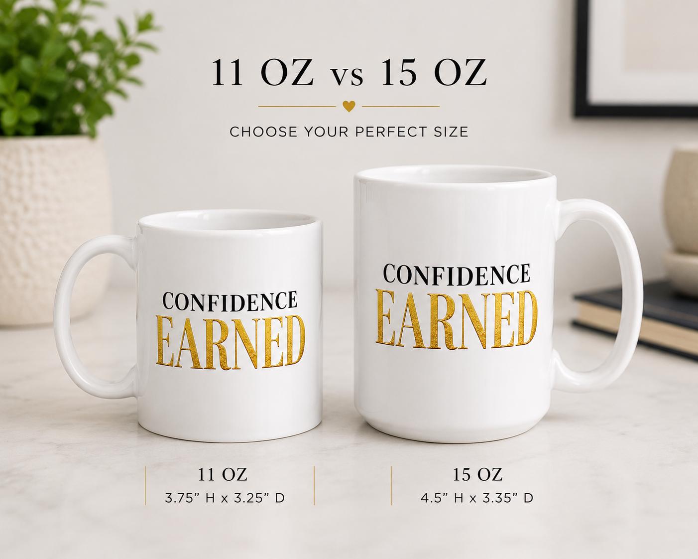 Nurse Practitioner Gift | Nurse Gift | Graduation Gift| Unique gift | Confidence Earned Mug