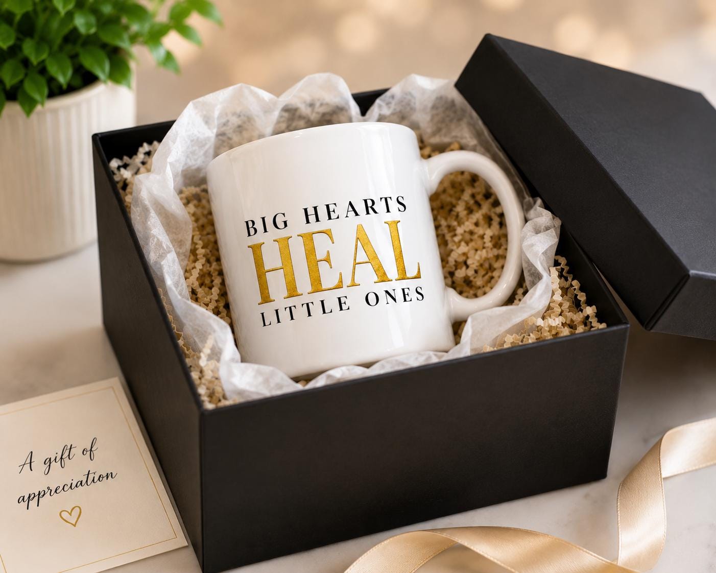 Nurse Gift | Pediatric Nurse Gift | Appreciation Gift | Big Hearts Heal Little Ones Mug