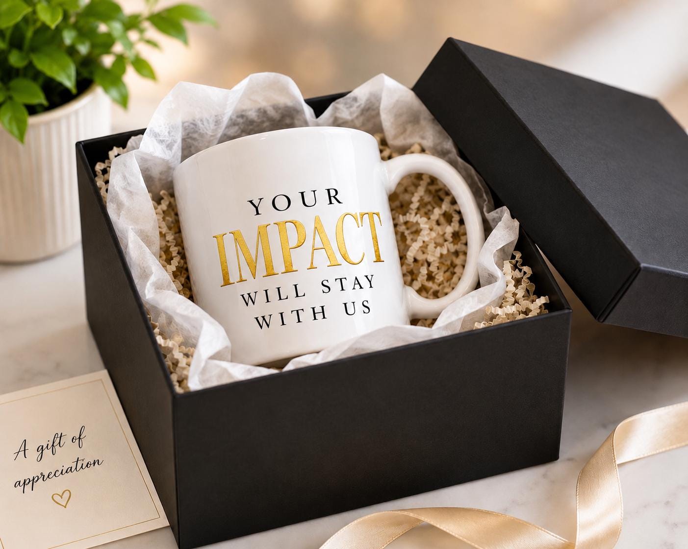 Coworker Gift | Nurse Gift | Difference you make| Never forget| Retirement Gift | Gift |Your Impact Will Stay With Us Mug