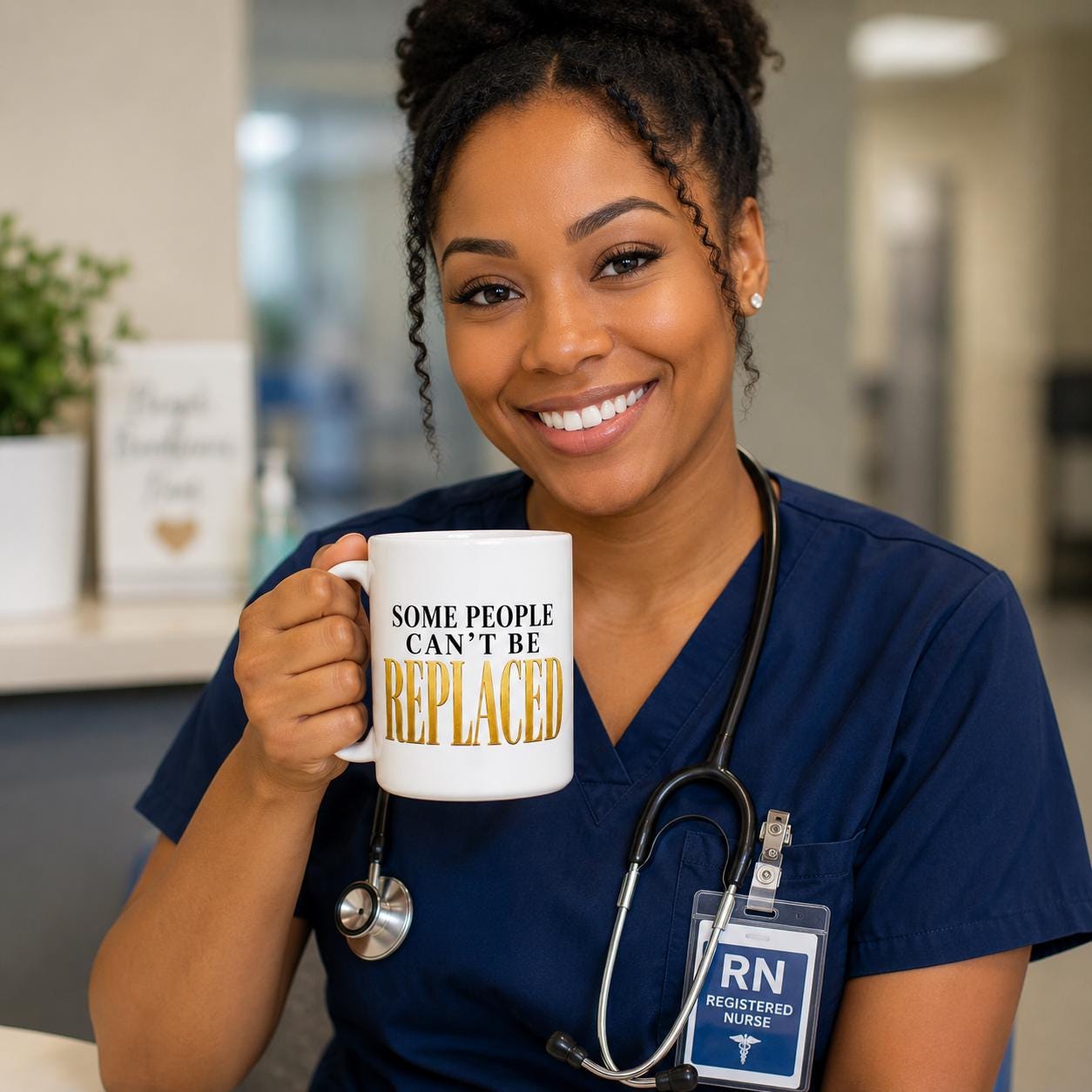 Nurse Retirement Gift Mug, Coworker Gift, Farewell Gift for Employee, Goodbye Present, Some People Can't Be Replaced, retirement