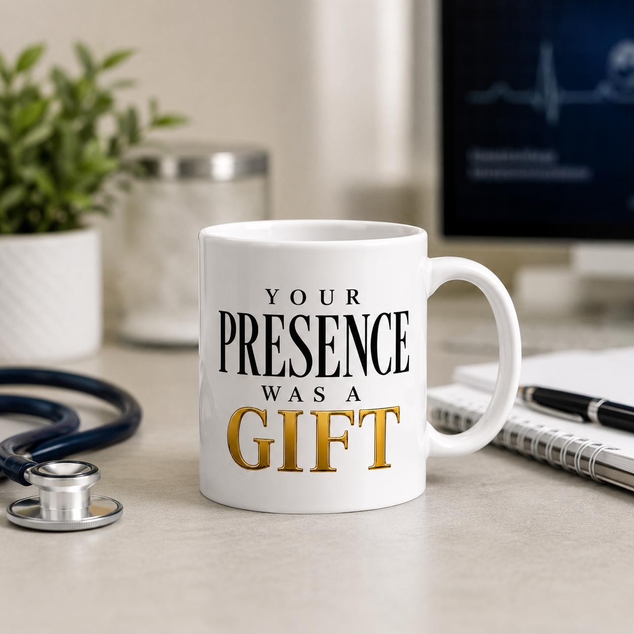 Retirement Gift for women, Retirement gifts for men, Mentor Gifts | Farewell Gift| Difference you make | Your Presence Was A Gift Mug