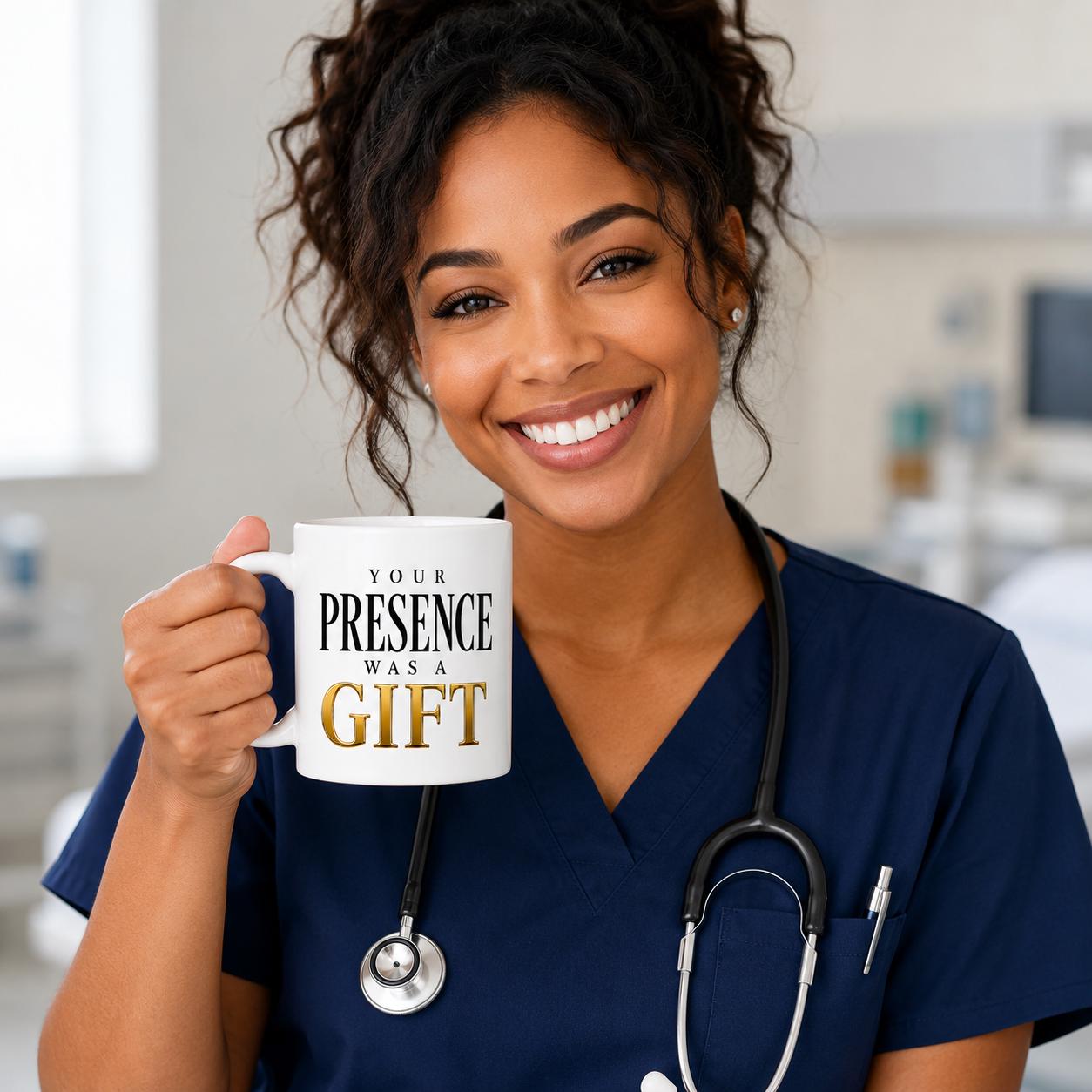 Retirement Gift for women, Retirement gifts for men, Mentor Gifts | Farewell Gift| Difference you make | Your Presence Was A Gift Mug