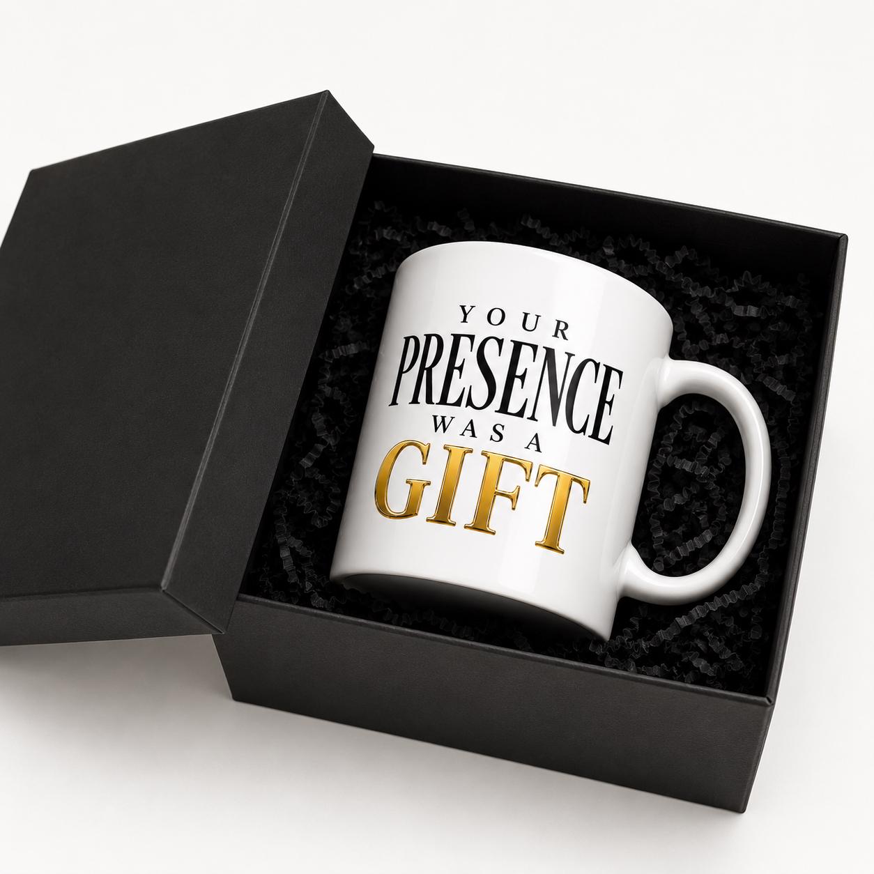 Retirement Gift for women, Retirement gifts for men, Mentor Gifts | Farewell Gift| Difference you make | Your Presence Was A Gift Mug
