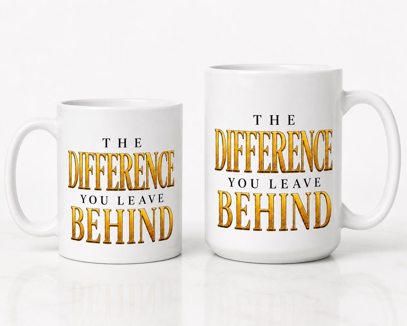 Coworker Gift | Nurse Gift | difference you make| Retirement Gift | Gift| The Difference You Leave Behind Mug