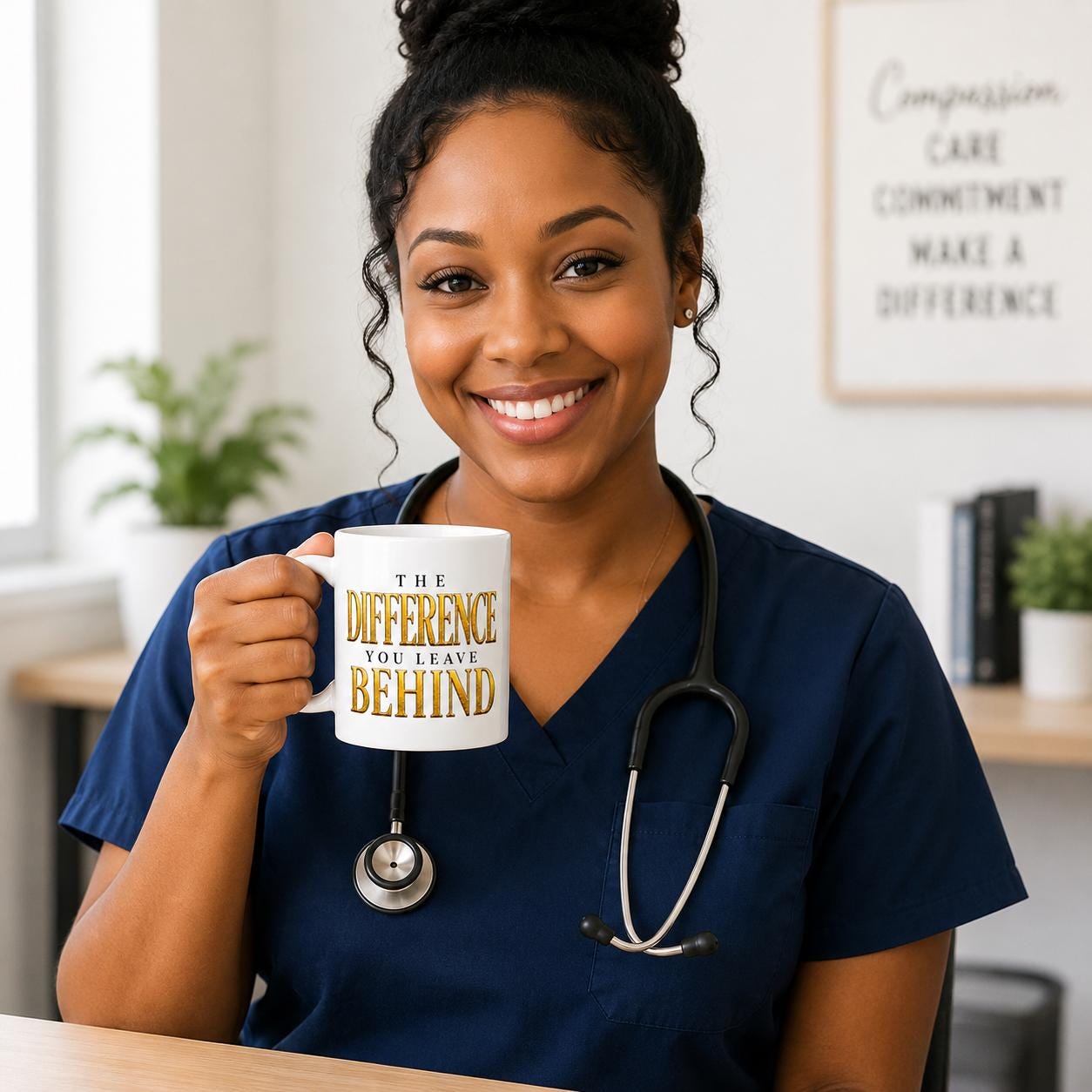 Coworker Gift | Nurse Gift | difference you make| Retirement Gift | Gift| The Difference You Leave Behind Mug