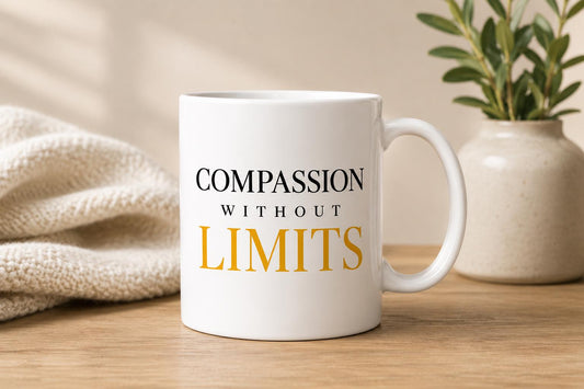 Nurse Gift, Nurse Appreciation Gift, Compassion Without Limits Mug, Healthcare Worker Gift, Thank You Nurse Gift, Coworker Gift
