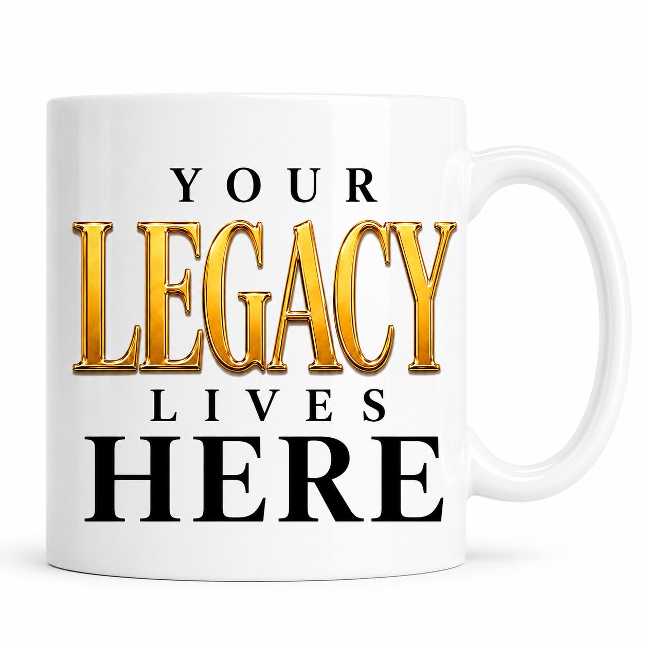 Going Away Gift for Coworker, Gift for Retiree, Nurse Retirement Gift, Medical Assistant Gift, Ceramic Coffee Mug | Your Legacy Lives Here