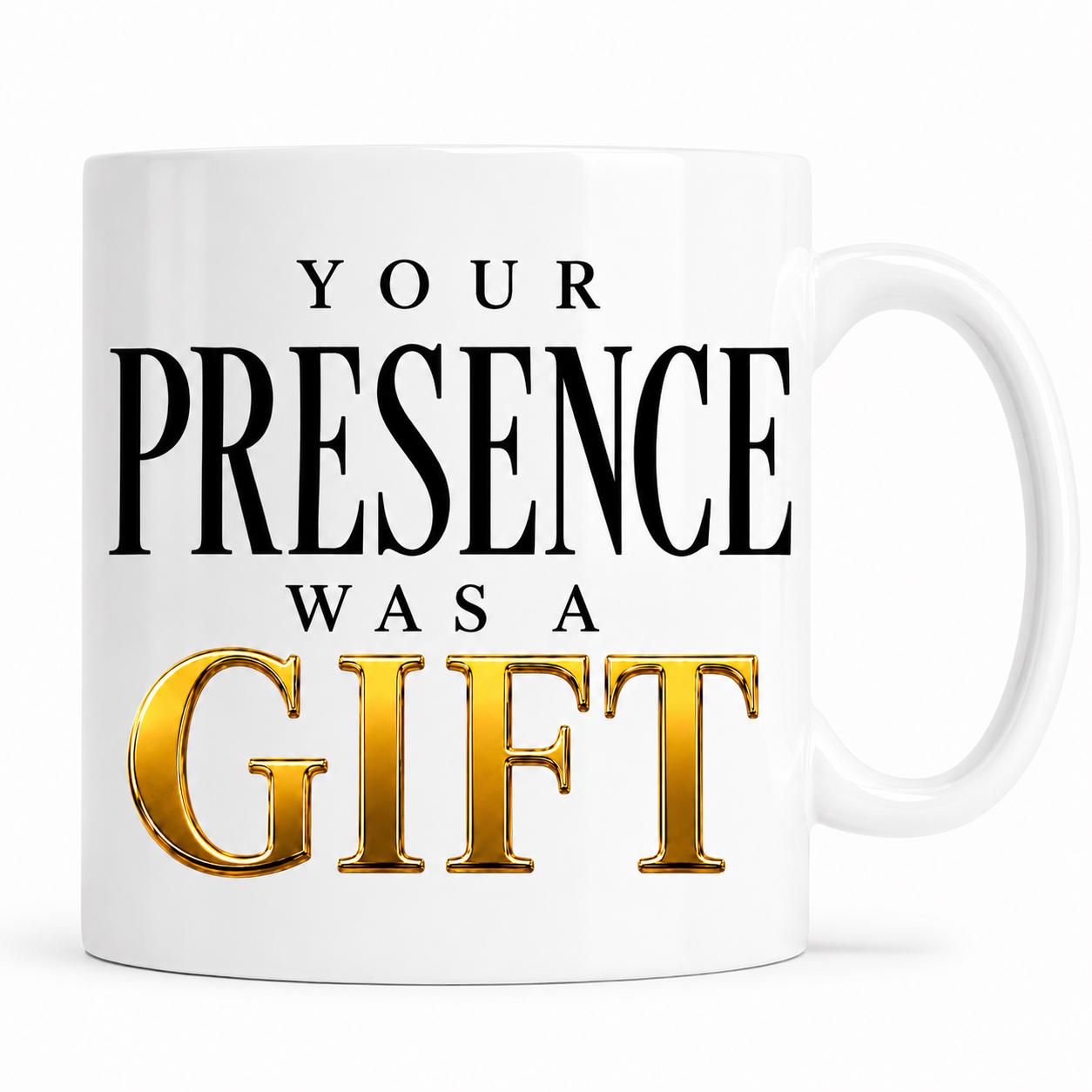 Retirement Gift for women, Retirement gifts for men, Mentor Gifts | Farewell Gift| Difference you make | Your Presence Was A Gift Mug