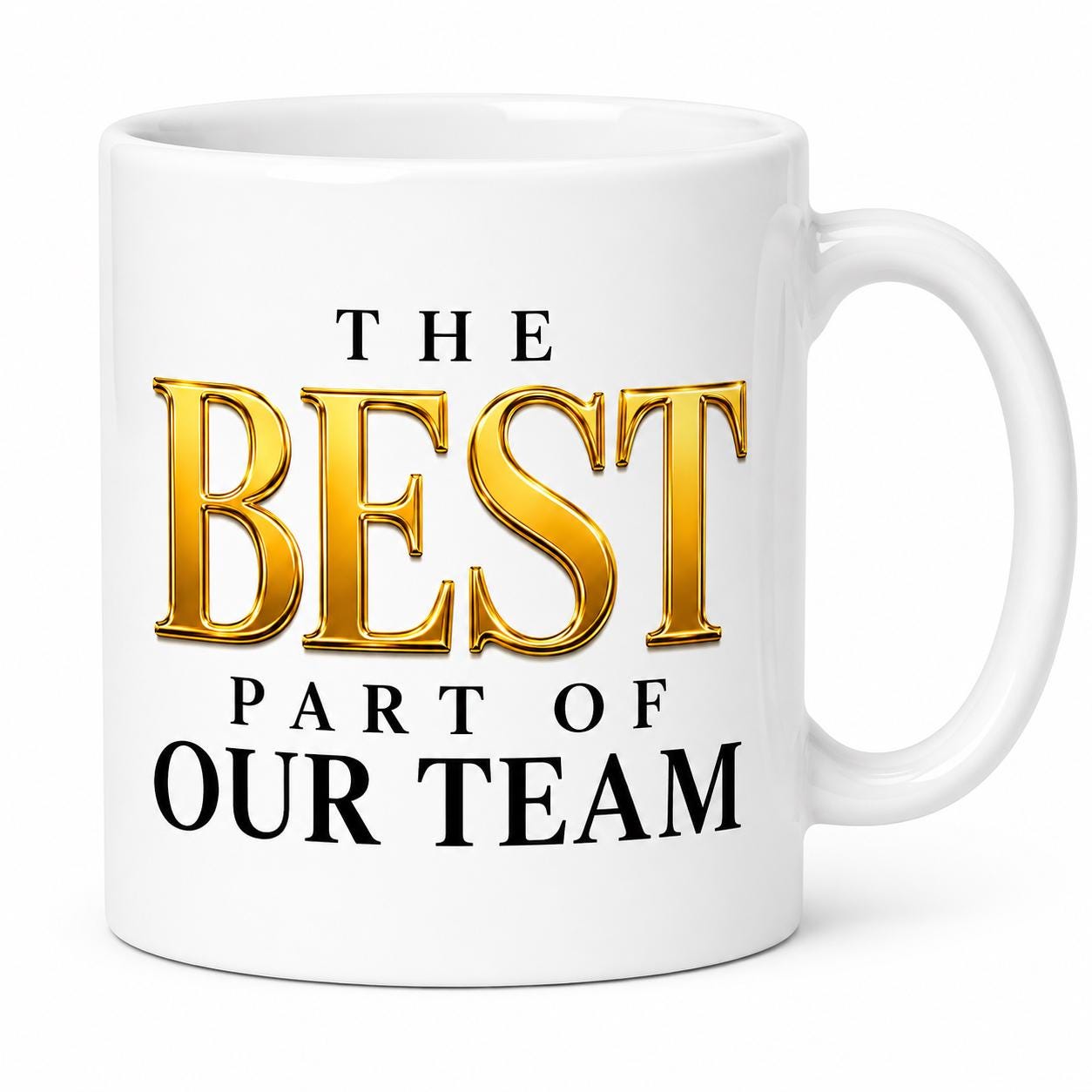 Ceramic Coffee Mug, Gift for Coworker, Going Away Gift, Retirement Gift for Nurse, Medical Assistant Gift | The Best Part of the Team