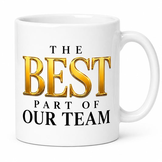 Ceramic Coffee Mug, Gift for Coworker, Going Away Gift, Retirement Gift for Nurse, Medical Assistant Gift | The Best Part of the Team