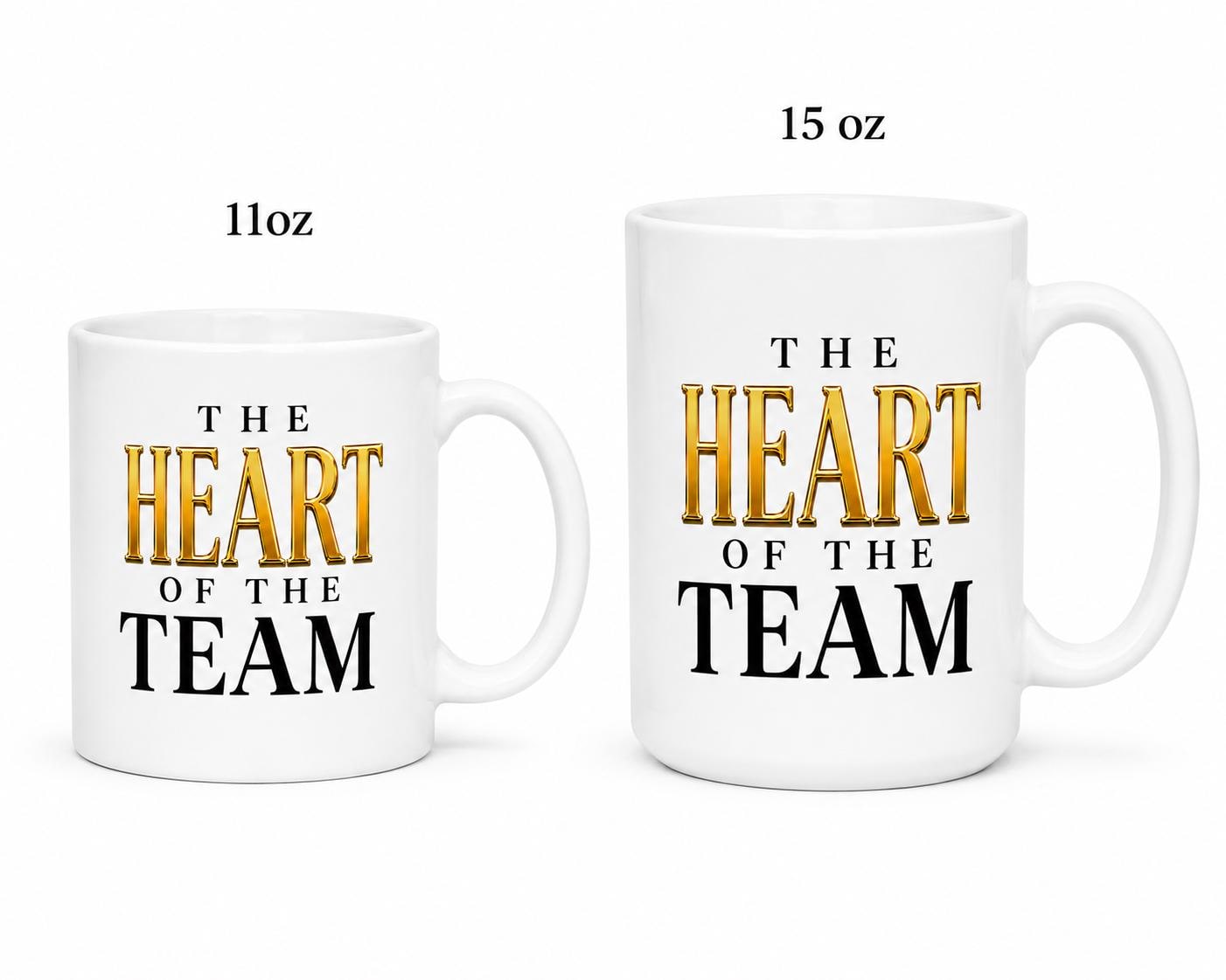 Retirement gifts for him/ her, Leaving  Gift, Ceramic Coffee Mug for Nurse, Coworker Leaving Gift, Retirement Gift| The Heart of the Team