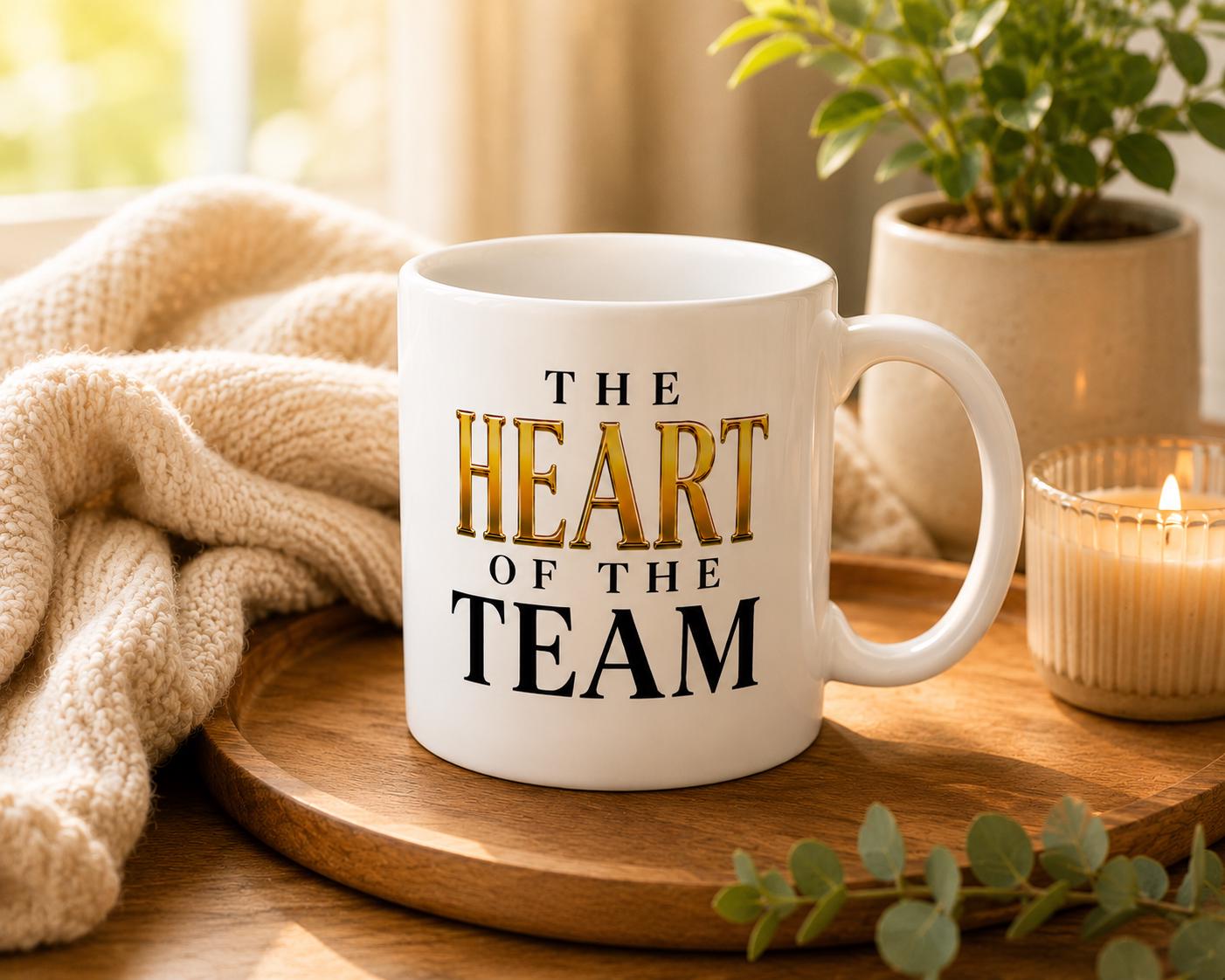 Retirement gifts for him/ her, Leaving  Gift, Ceramic Coffee Mug for Nurse, Coworker Leaving Gift, Retirement Gift| The Heart of the Team