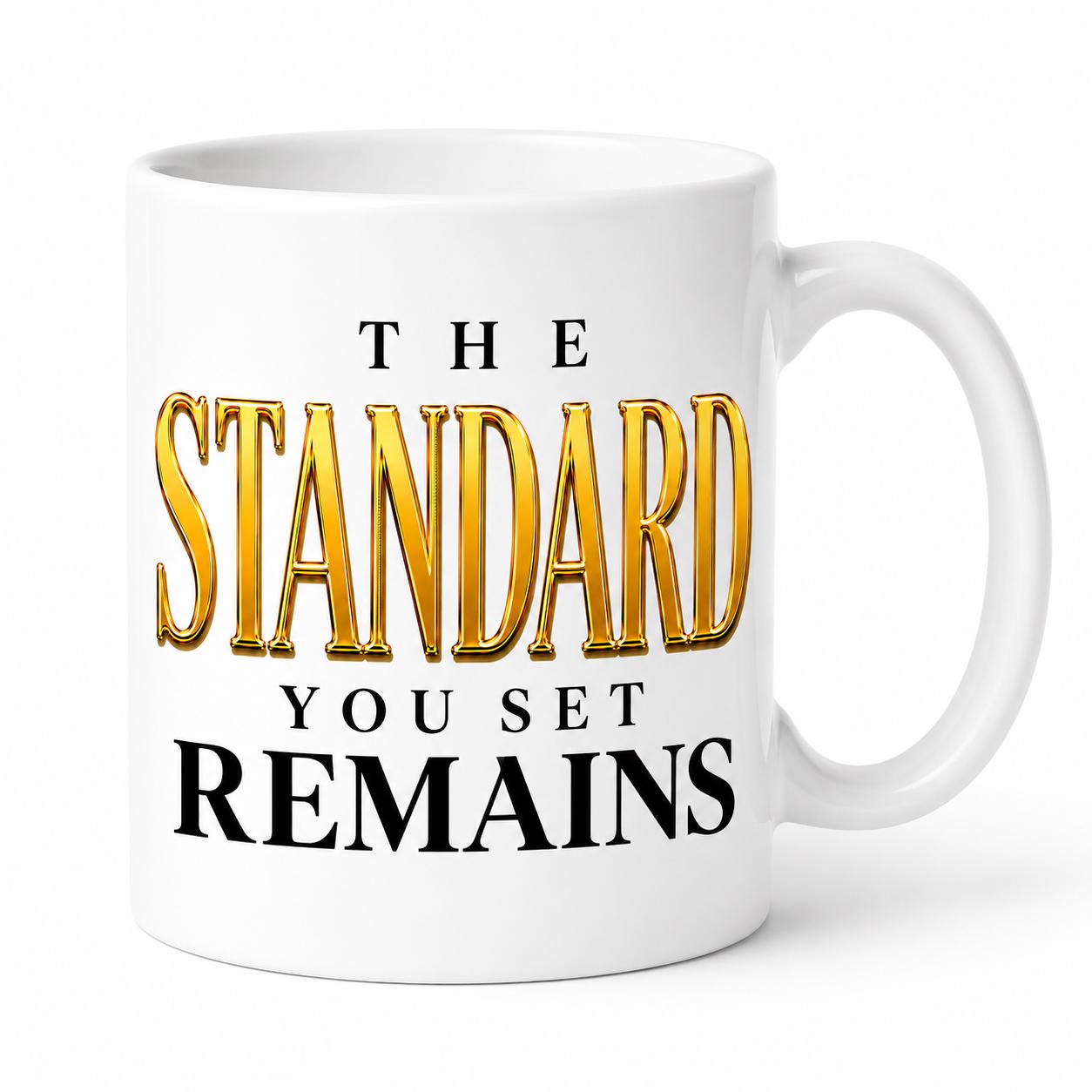 Retirement Gift, Leaving Gifts, Ceramic Coffee Mug, Coworker Leaving Gift, Mentor gifts, Retirement gift women, The Standard You Set Remains
